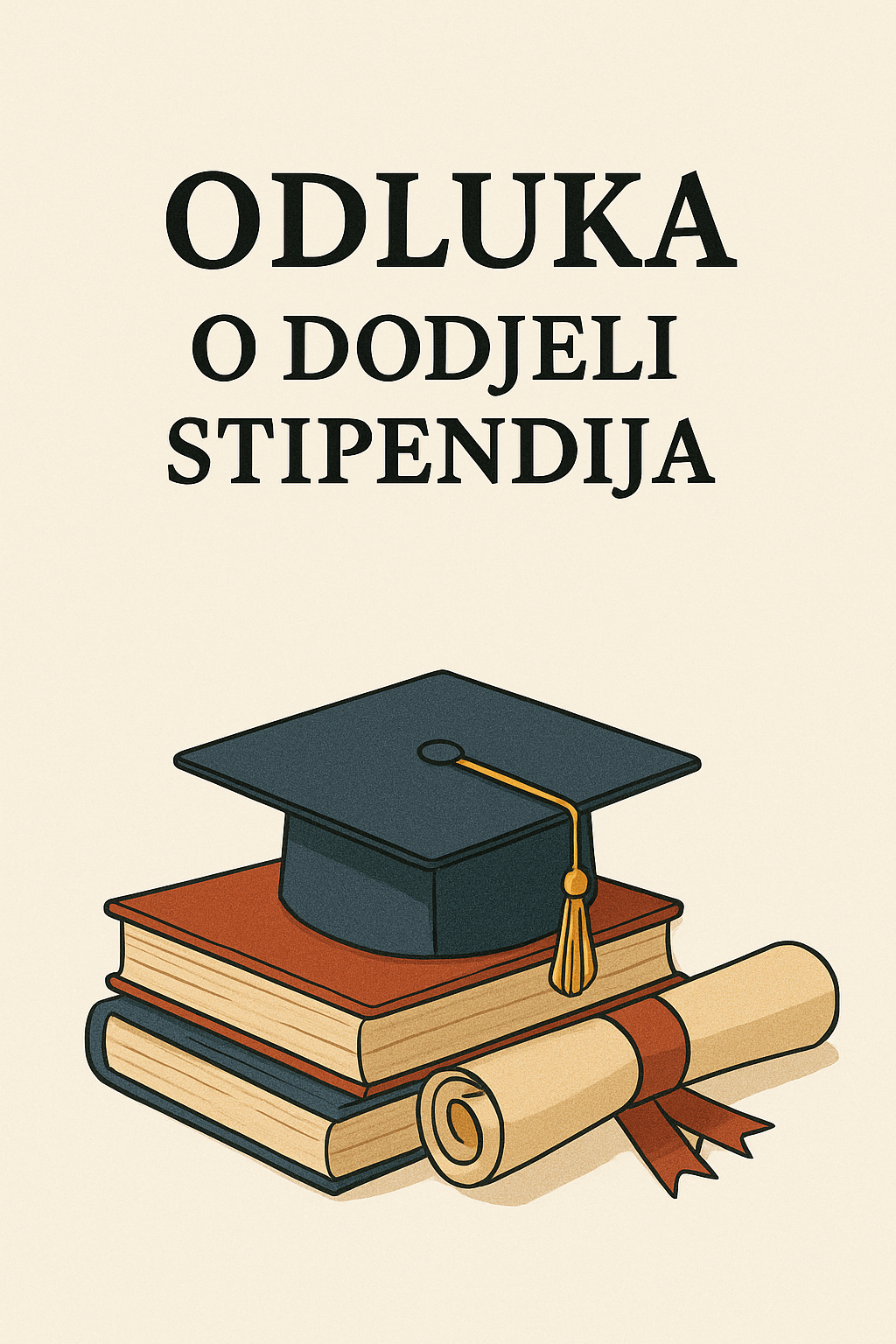 Odluka o dodjeli stipendija učenicima i studentima s područja Općine Velika