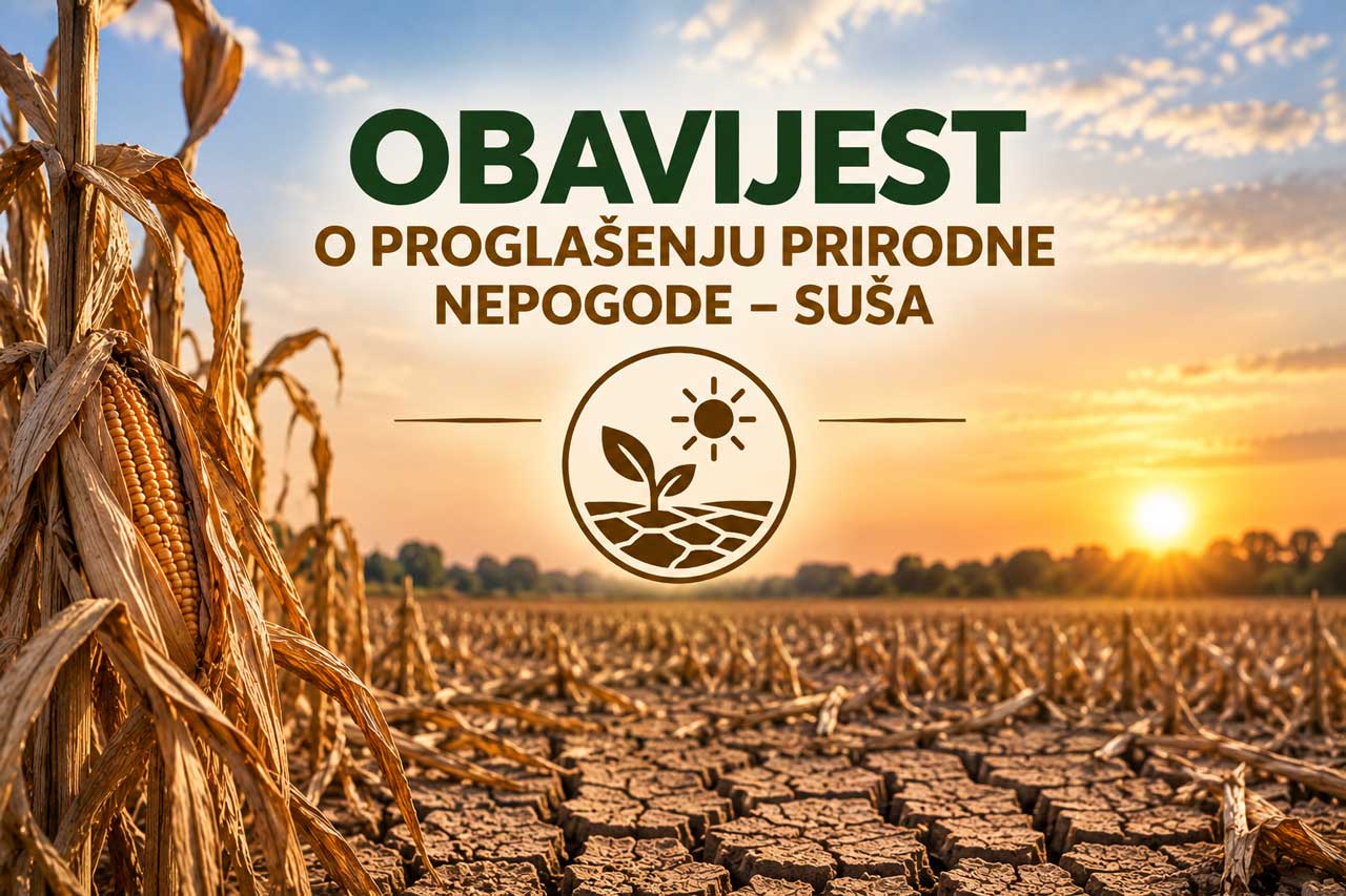 Požeško-slavonska županija proglasila prirodnu nepogodu zbog suše